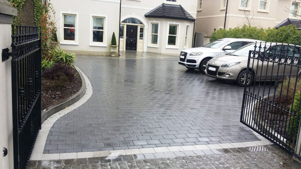 block paving drives cork